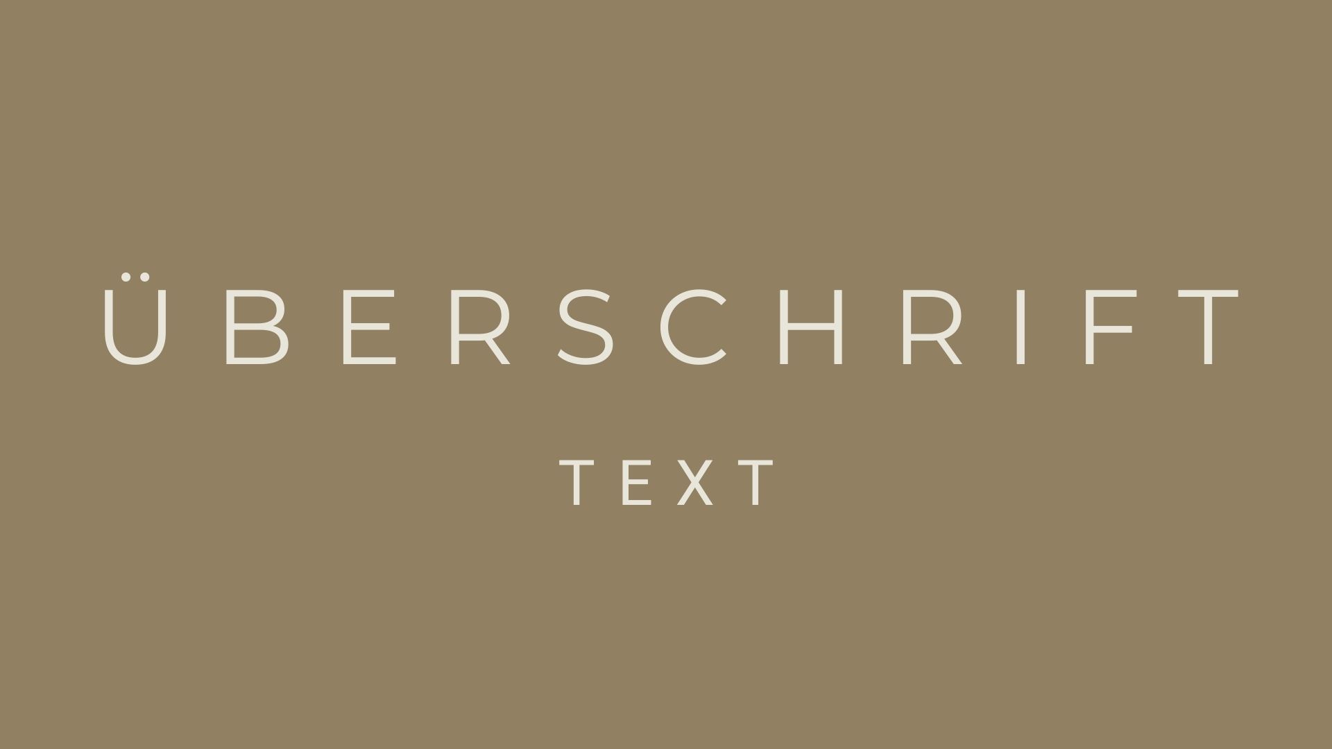 Schrifttypen - die Wirkung zeigen