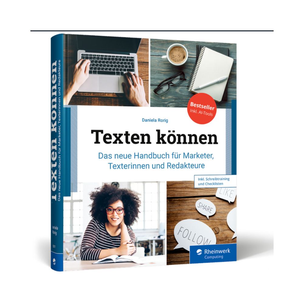 SibilleK Buchempfehlung Texten können. Foto Rheinwerkverlag
