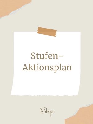 Stufenaktionsplan<br />
Fotocredit Canva<br />
SibilleK
