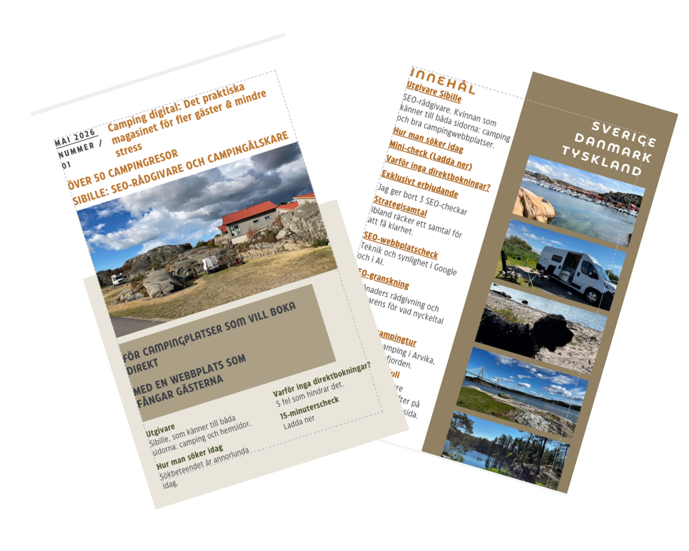 Camping digitald<br />
Foton och texter</p>
<p>©sibillek.com