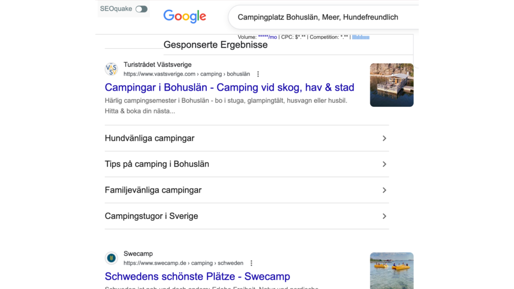 Google Suchabfrage
Ergebnis nur Portale, keine Campingplätze  @Sibillek.com