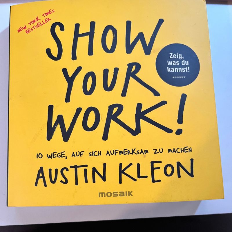 Show your work!
Fotocredit: Sibille Kurdts
Buchcover
Buchrezi und ergänzt um Tipps für Campingplatzbetreiber:innen
@SibilleK